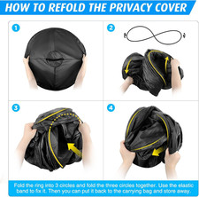 Pop Up Privacy Tent, Portable Outdoor Camping Bathroom Toilet Tent, Collapsib...