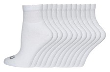 WILSON Women's 12 Pack Quarter Socks, White 4-10,