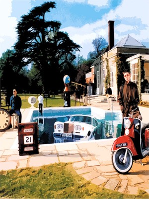 Oasis Be Here Now Leinwand 24 x 18 Zoll Wandbild UK VERKÄUFER