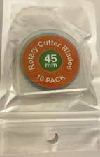 45Mm Rotary Cutter Blades 10 Pack SKS-7 Steel, Sharp Durable Replacement Blades
