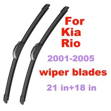 For Kia Rio 2001-2005 Windshield Wiper Blades 21 In18 In All-season Front Oem