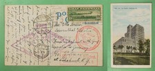 DR WHO 1930 ZEPPELIN FLIGHT #C13 LOS ANGELES CA POSTCARD TO GERMANY R47706