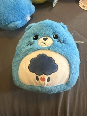 Squishmallows 8" Fuzz-A-Mallows Care Bears Grumpy Bear Brand New - Image 1 of 4