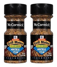 McCormick Grill Mates Montreal Steak 25% Less Sodium Seasoning 2 Pack
