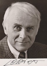 LORIOT Vicco von Bülow Original Autogramm signierte Rüdel Postkarte 80er Jahre