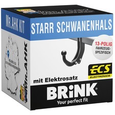 Für Audi A5 Coupe 8T3 07-16 Brink Anhängerkupplung starr mit 13polig spezifisch