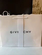 GIVENCHY Empty Shopping/Carrier Bag NEW 15”x12”x4 With Givenchy Ribbon