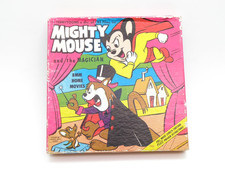 Vtg MIGHTY MOUSE and the MAGICIAN Standard 8mm Terrytoons 218 Ken Films B W CBS