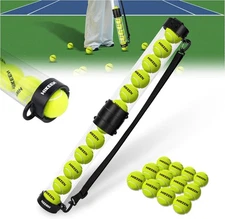 Tennis Ball Pick up Tube with 6/12 Balls,Quick Pickup & Storage Tennis Ball Tube