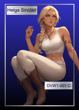 Helga Sinclair - Sexy Waifu Card -Custom DIY Fan Art Card Common DVW1-001