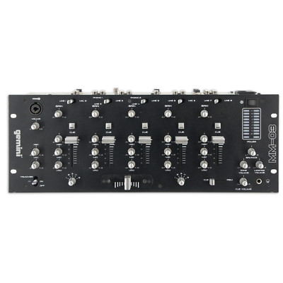Gemini MM-03 5-Kanal DJ Mixer 19''- 4HE- Clubmixer für Rackeinbau [G]