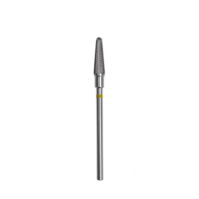 Staleks Carbide nail drill bit,  frustum  yellow, 40 / 13mm FT70Y040/13