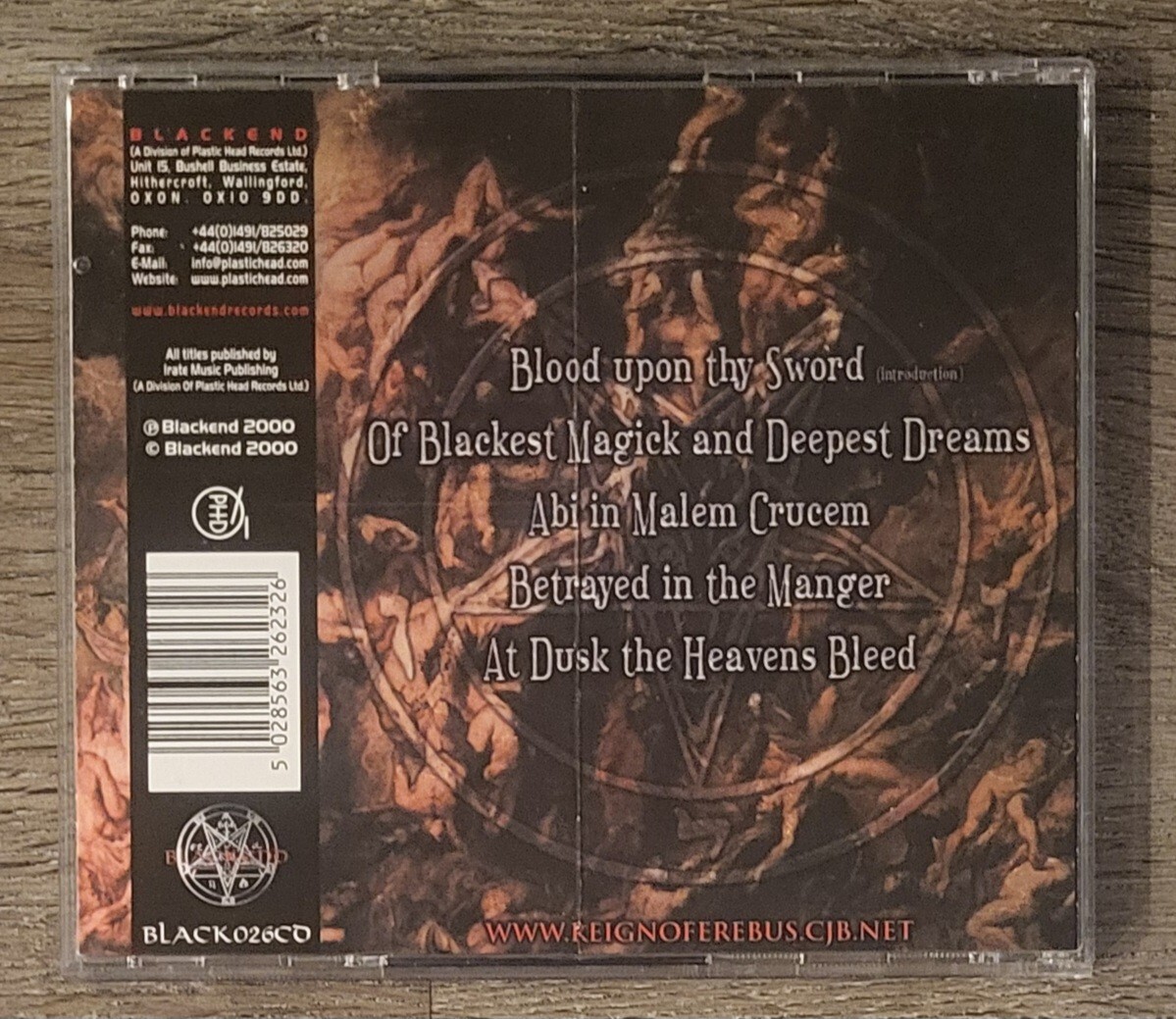 REIGN OF EREBUS 'Of Blackest Magick' CD EP Black Metal | eBay