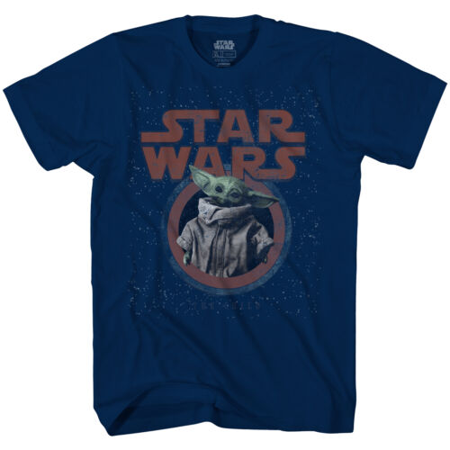 Star Wars Mandalorian The Child Grogu Galaxy Adult T-Shirt - Afbeelding 1 van 1