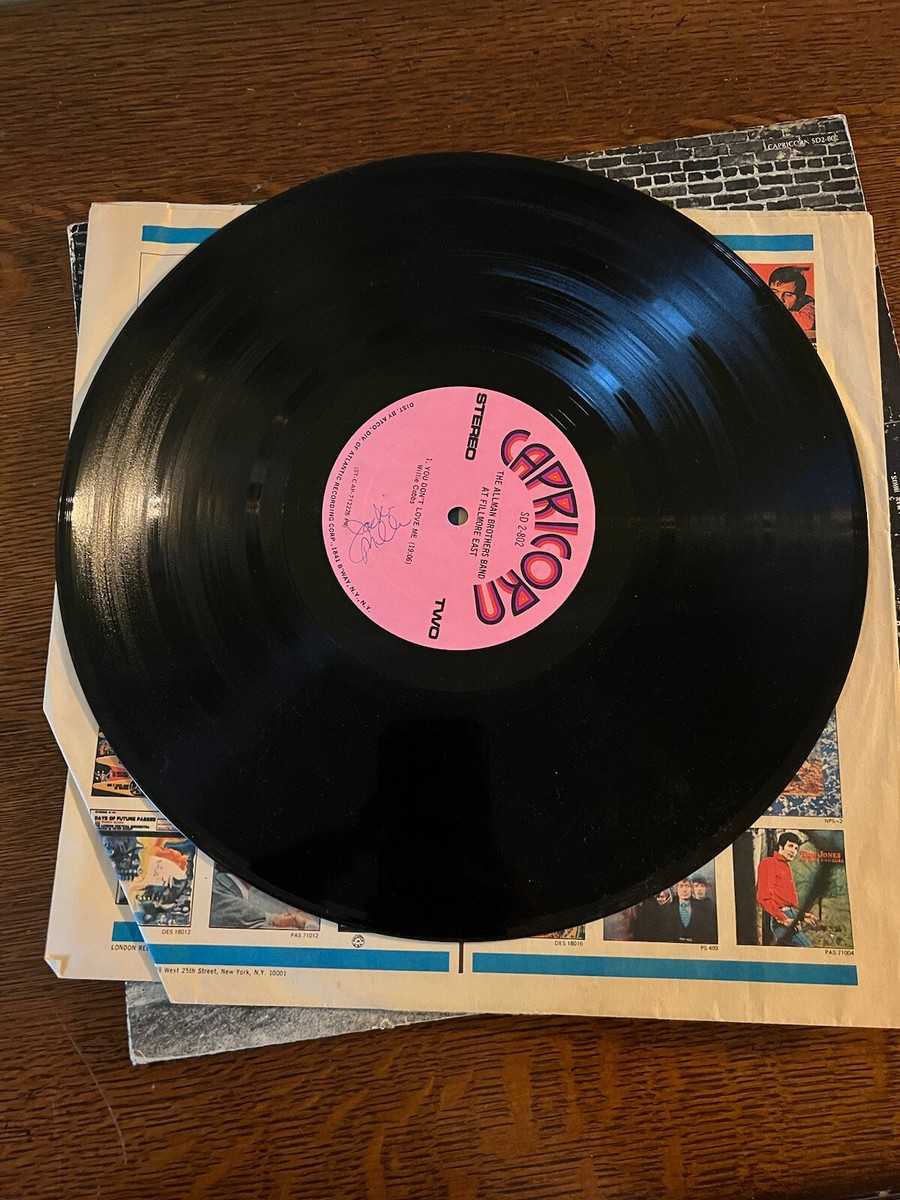 ALLMAN BROTHERS BAND at Fillmore East Capricorn Double LP SD