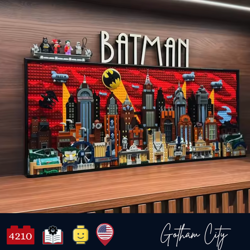 Batman: The Animated Series Gotham City 76271 pcs 4210 Building Bricks Toy Set - Picture 3 of 9