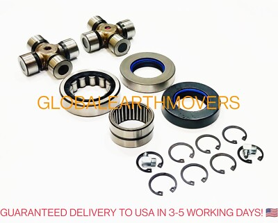 #ad #ad JCB BACKHOE FRONT AXLE SHAFT REPAIR KIT W. UNIVERSAL JOINT PART# 914 86202 $85.49