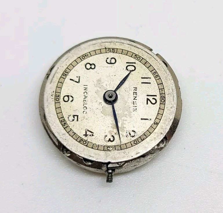 Mouvement Mécanique De Montre Bracelet Rensie Vintage - Pour Pièces/réparation, Manque La Tige