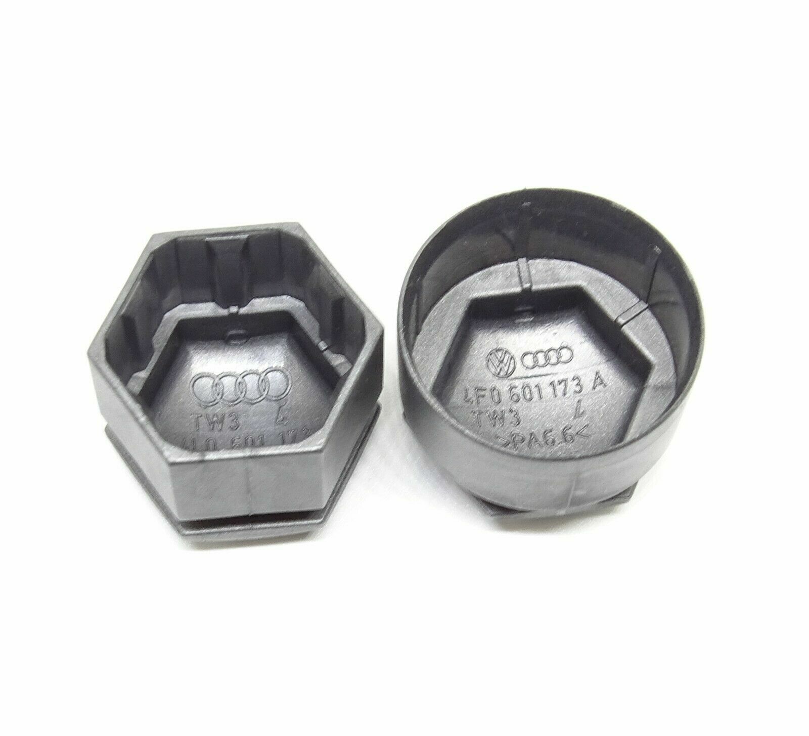 GENUINE AUDI Q7 20062015 19mm WHEEL NUT BOLT COVERS LOCKING CAPS NEW