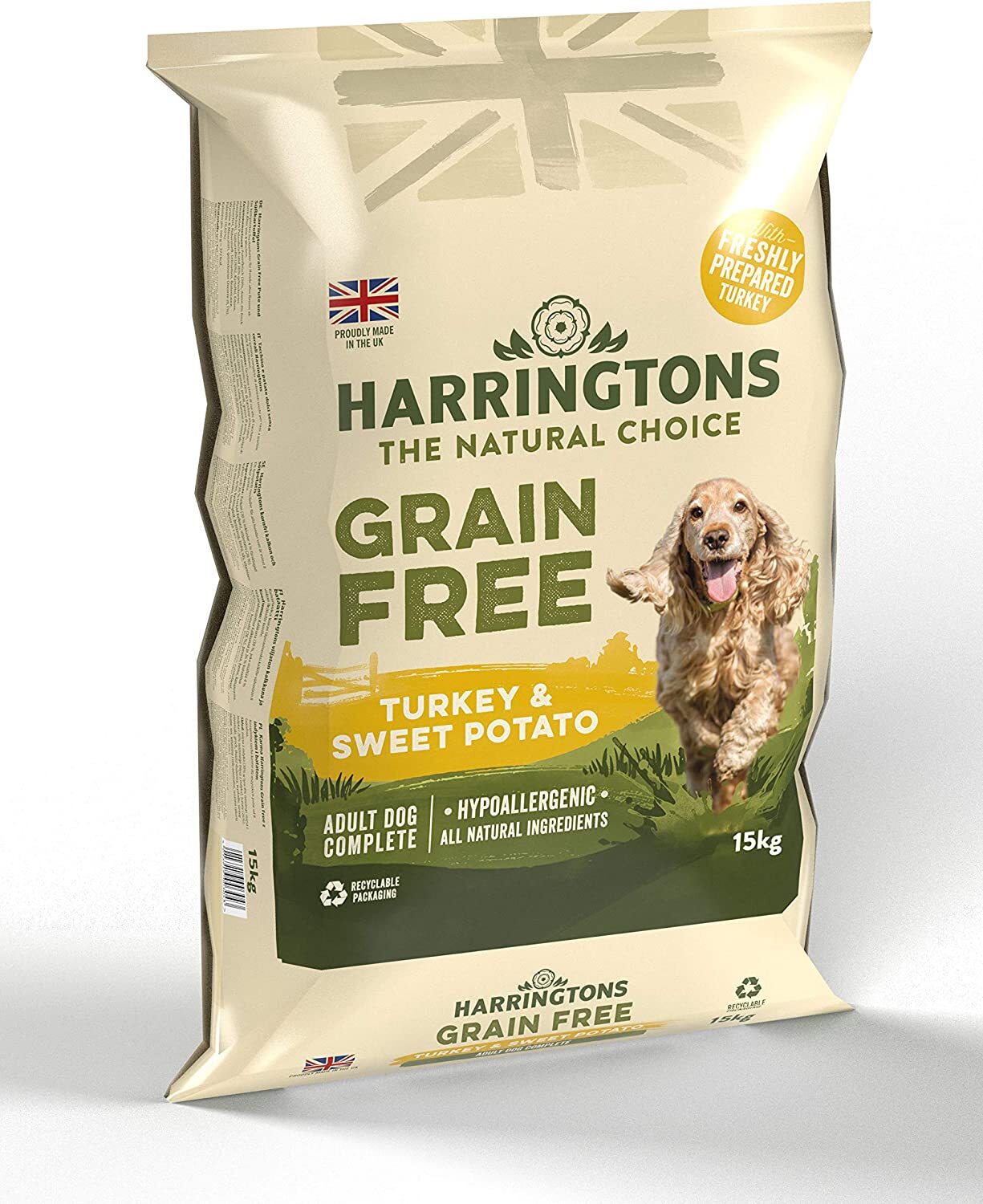 Harringtons Complete Grain Free Hypoallergenic Turkey & Sweet Potato