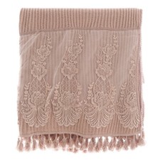 Blanc Mariclò Collezione Copritutto Dentelle Stola con pizzo 74 x 185 cm