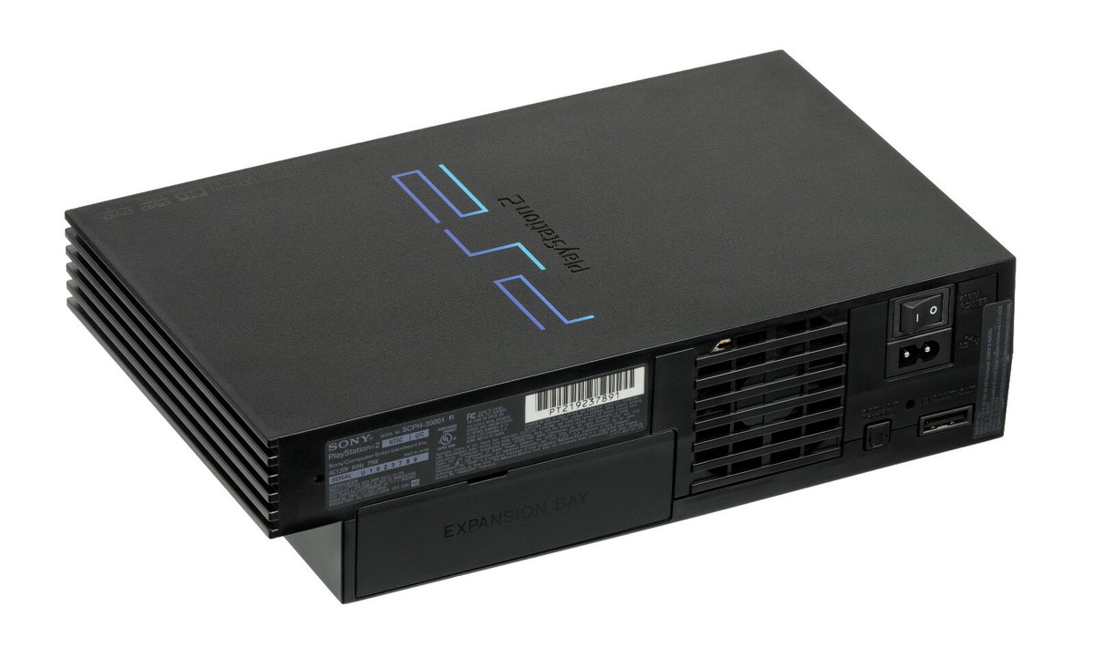 Sony Playstation 2 PS2 Console - Fat - Black Full Setup