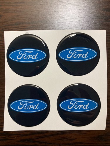 4x Ford Aufkleber für Radnabenkappen Selbstklebende Embleme für Felgen - Bild 4 von 6