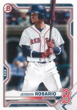 Jeisson Rosario 2021 Bowman Prospect BP-37 Boston Red Sox Rookie