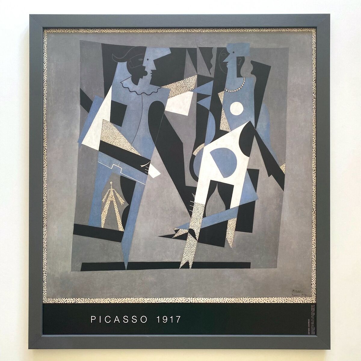 PABLO PICASSO RARE 1989 LITHO PRINT FRAMED FRENCH POSTER PABLO PICASSO RARE 1989 LITHO PRINT FRAMED FRENCH POSTER