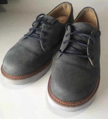 Samuel Hubbard Derby Dress Shoes Size 8 US Grey