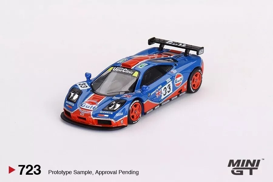 Mini GT #723 1/64 McLaren F1 GTR #33 1996 Le Mans 24Hr Model