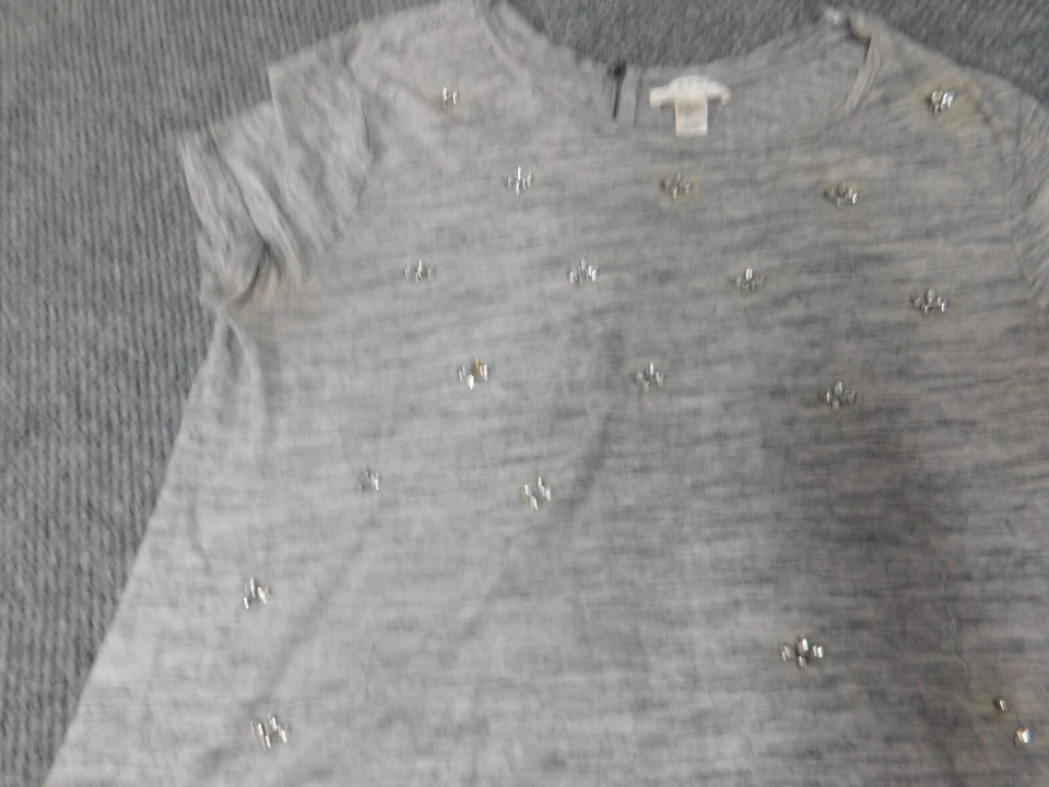 Blusa mujer Kenar grande gris elástica ligera Foto 4 de 4