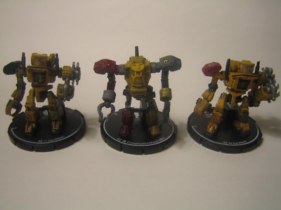  AgroMechs ConstructionMechMKll 3 Mechwarrior Plastic Gaming Miniatures Lot
