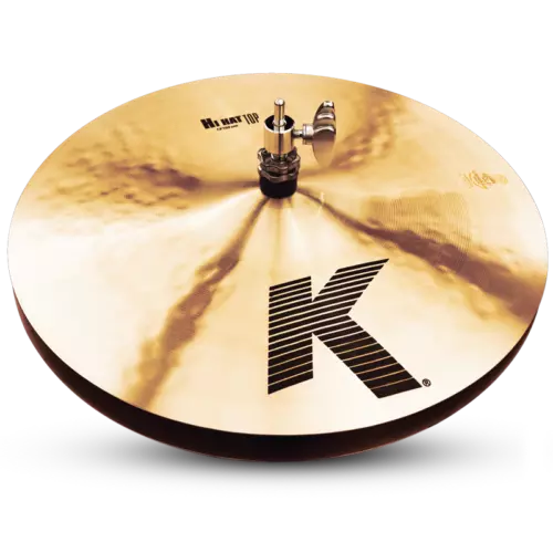 ZILDJIAN K0821 13" HI HAT TOP DRUMSET -DARK SOUND MEDIUM WEIGHT HIHAT CYMBAL NEW