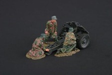 Thomas Gunn Miniatures SSW003B World War II German 7.5 cm IG With 3 Crew