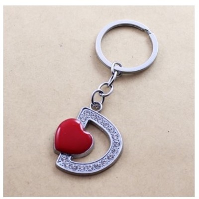Diamante Bling Fashion D Alphabet Letter Name Initial Key Ring Chain Gift Pres Ebay