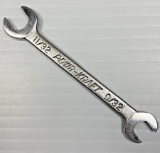 Vintage POWR-KRAFT TOOLS Ignition Wrench 11/32" x 9/32" USA Tool