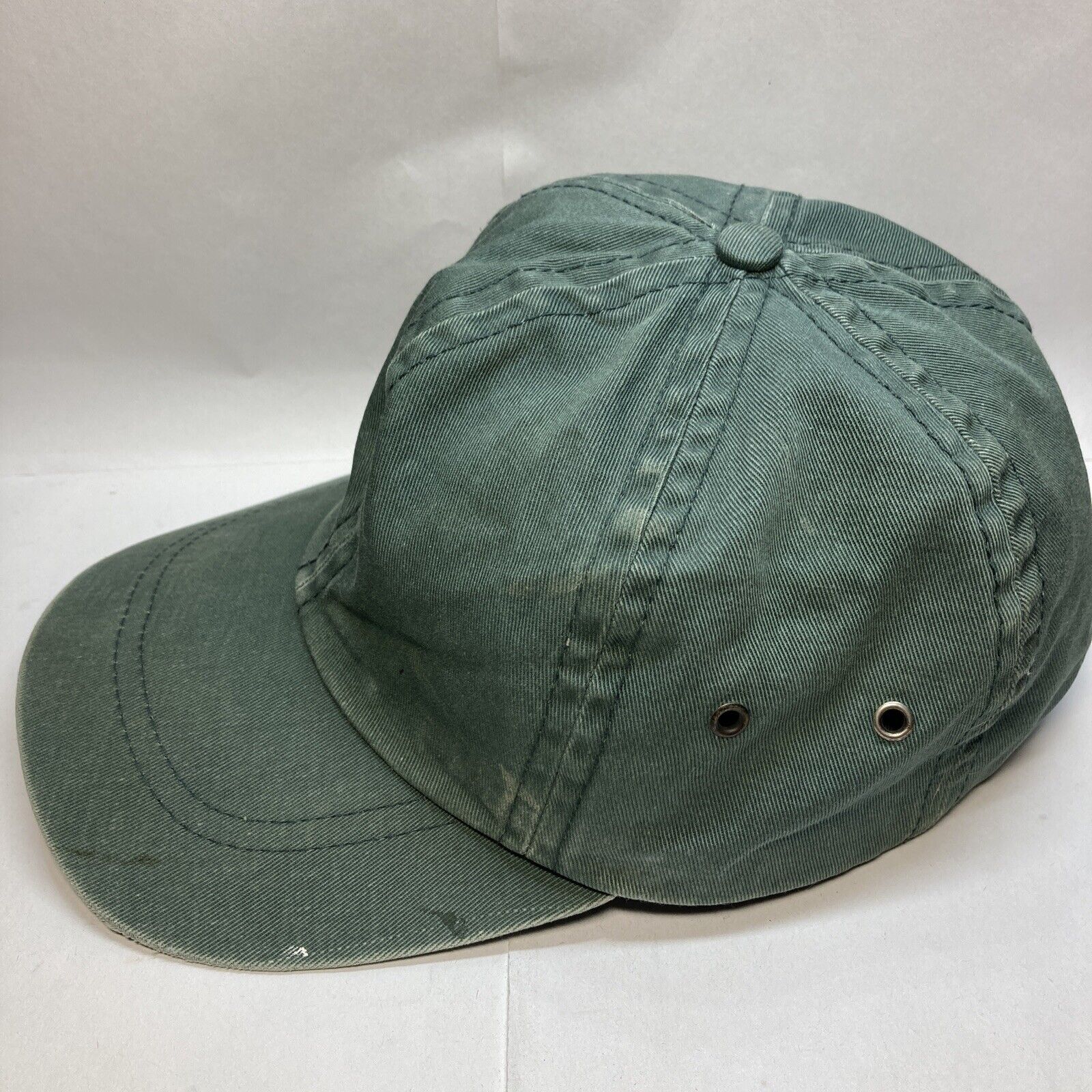 Land’s End Plain Blank Solid Dark Green Stretch S… - image 2