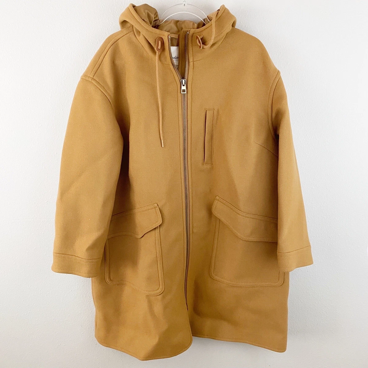 Madewell camel coat clearance