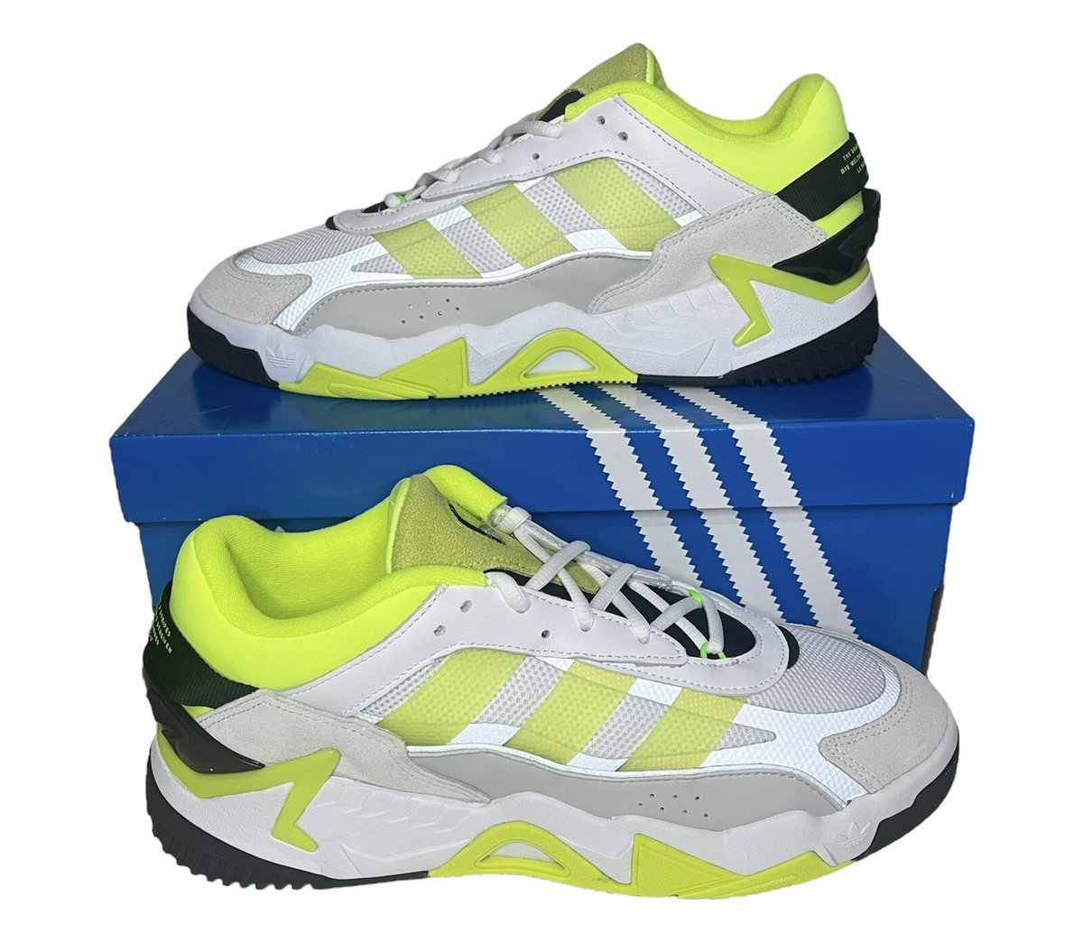 アンモナイト GX0774] Adidas Mens Niteball 2 Sollar Yellow/Green Basketball