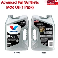 Advanced Full Synthetic SAE 5W-30 Motor Oil, 5 QT, Superior Engine Protection