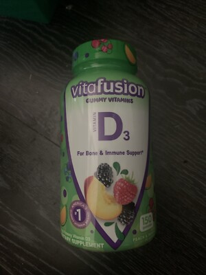 VITAFUSION Vitamin D-3 3000 IU Bone & Immune Support Adult Gummies Exp 4/26