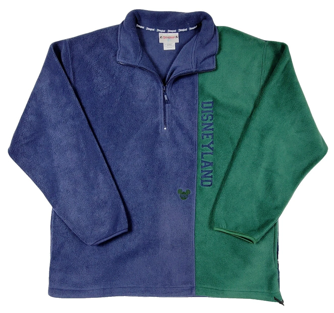 Disney Regular Size L Men's 1/2 Zip Features