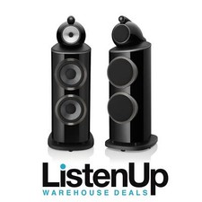 B&w 801 D4 Floorstanding Speaker - Pair- Gloss Black - *b-stock*
