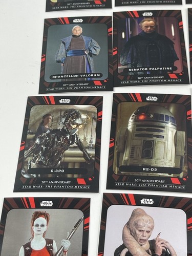 TOPPS ON DEMAND STAR WARS PHANTOM MENACE 20th ANN. 25 CARD Set 8/10 Jar-Jar - Picture 9 of 13