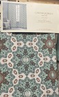 Cynthia Rowley Window Panels Pair 52 x 96" Geometric Medallions Turquoise - NWT
