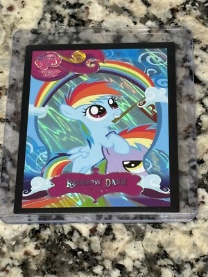 MY LITTLE PONY FRIENDSHIP IS MAGIC SERIES 2 RAINBOW DASH FILLY FOIL CARD F3