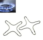 2PC GAS SAFETY STARS STOVES IRON MATERIAL WITH CHROME PLATED NEW
