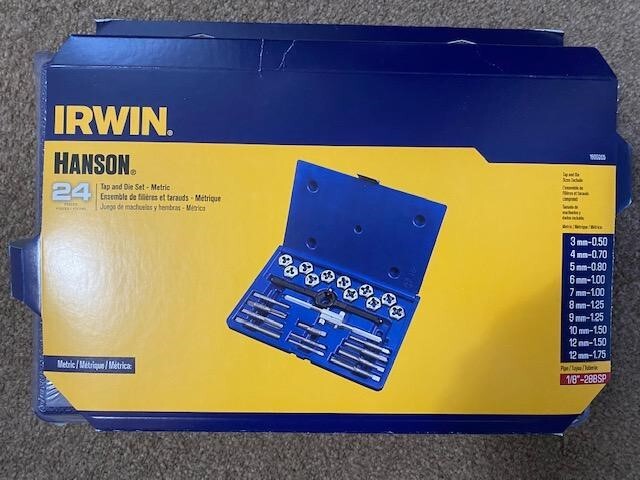 IRWIN Hanson 1900205 24-Piece Metric Tap and Die Set 42526930119| eBay