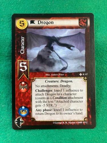 A GAME OF THRONES CCG - (WINTER EDITION) SINGLE RARE CARDS - Picture 4 of 8